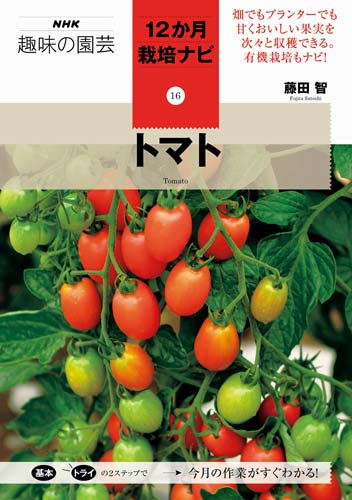 野菜と花の品種開発 種苗メーカートキタ種苗公式サイトの最新情報 21 02 191月19日発売の本 トマト Nhk趣味の園芸 12か月栽培ナビ 16 にてトキタ種苗のミニトマトが紹介されました