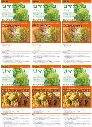 ダヴィンチ・青果販売レシピ