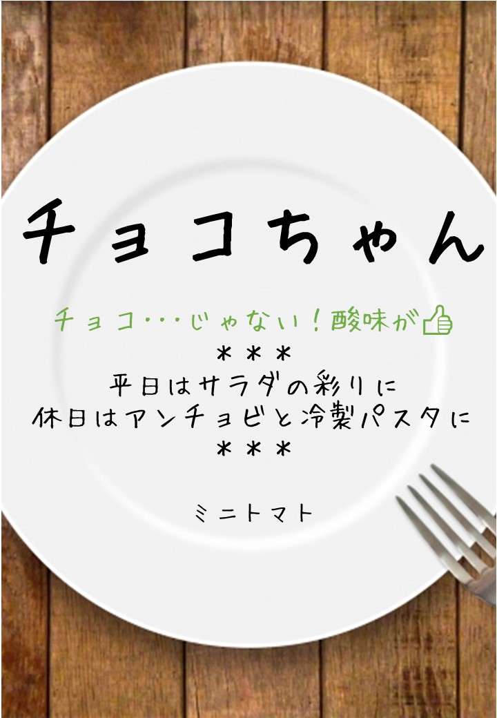 食卓風チョコちゃんPOP